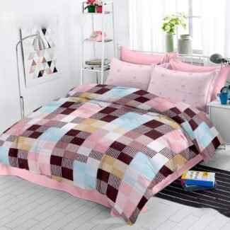 Luxury Pure Cotton Double Bed sheet Set