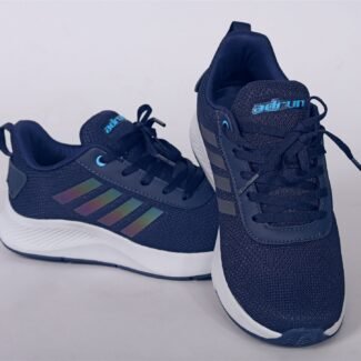 Ad Dark Blue Top Lace-Up Running Shoes
