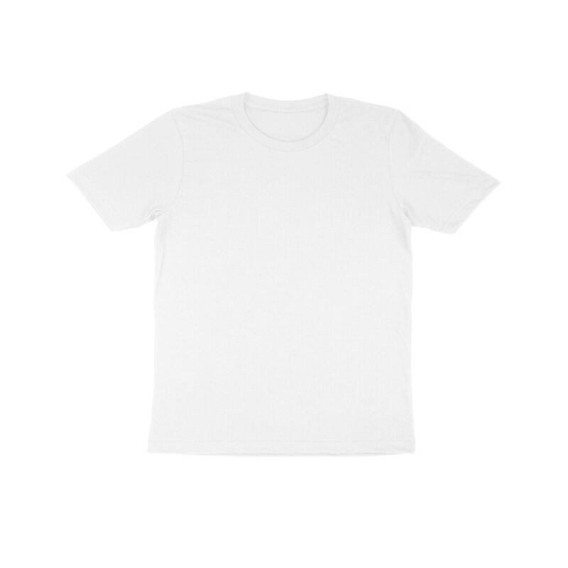 front 65984ab4214ee White 8 Kids Half Sleeve Round Neck Tshirt