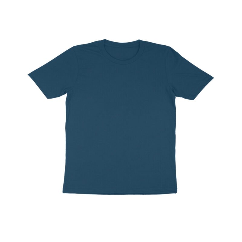 front 65984ab514690 Navy Blue 8 Kids Half Sleeve Round Neck Tshirt