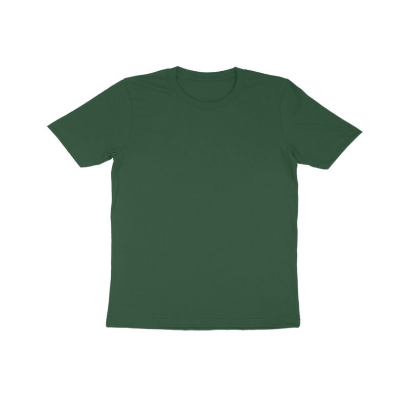 front 65984ac0abe69 Olive Green 8 Kids Half Sleeve Round Neck Tshirt