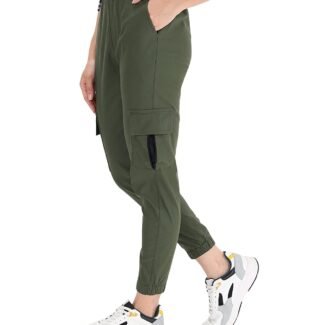 Army Green Double Pocket Cargo Pant