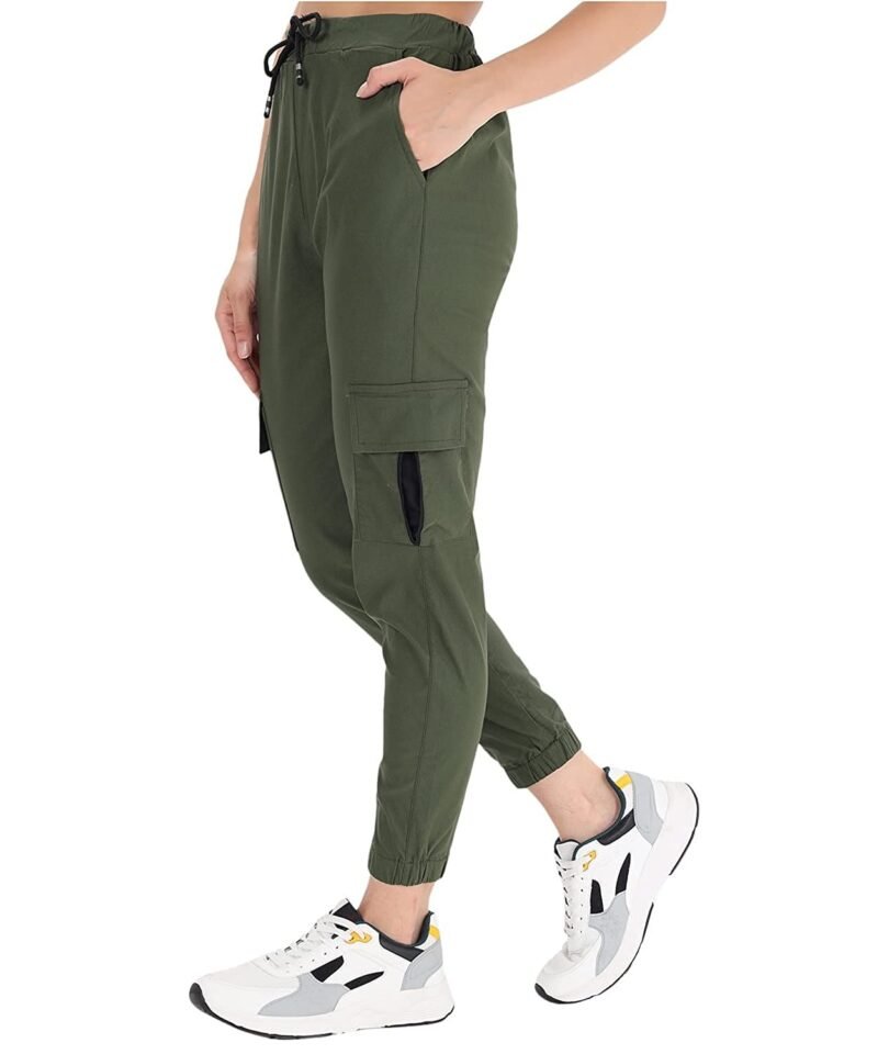 Army Green Double Pocket Cargo Pant