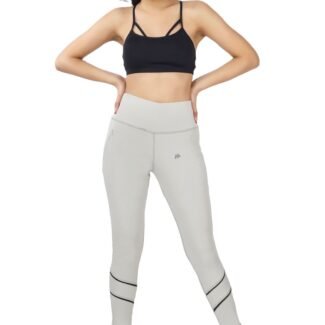 White Colour Polyester Solid Pattern Track Pant