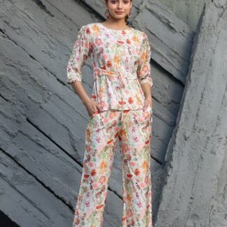 Floral Printed Co ord Set For Women
