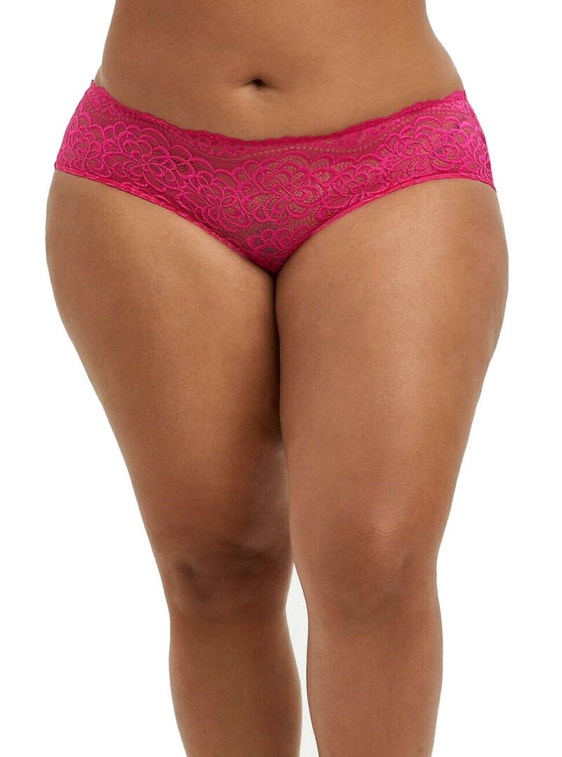 Extra plus size sexy cage back lace panties